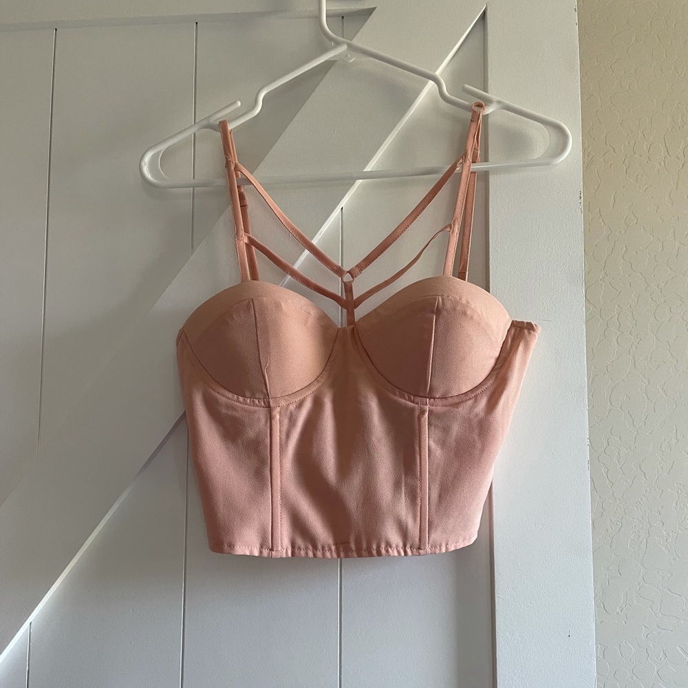 Moon Collection Pink corset top